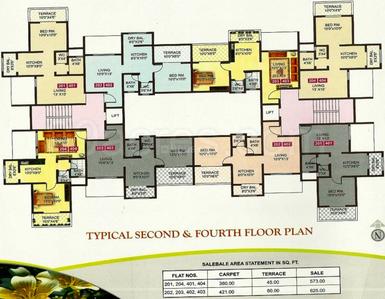 Project Image of 573.0 - 625.0 Sq.ft 1 BHK Apartment for buy in Shivam Kunal Heights