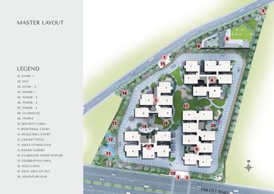 Project Image of 2460.0 - 2755.0 Sq.ft 3 BHK Apartment for buy in Rubrick Meluha