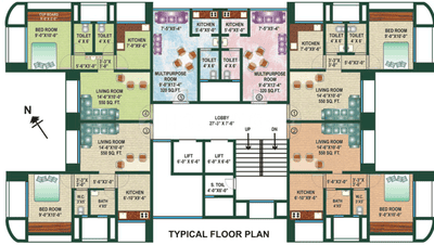 Project Image of 257.0 - 436.0 Sq.ft 1 BHK Apartment for buy in Jakhubhai Lalji Empire Gold