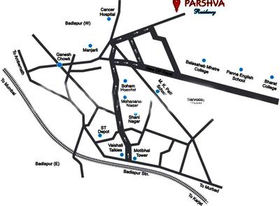 Project Image of 420.0 - 625.0 Sq.ft 1 RK Apartment for buy in Parshva Residency