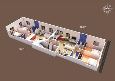 Project Image of 845.0 - 855.0 Sq.ft 3 BHK Apartment for buy in Sree Reddy Aahvan