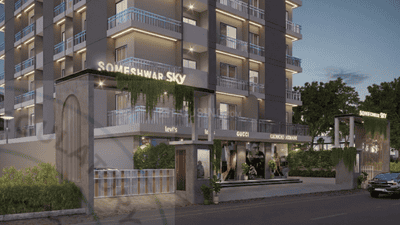 Project Image of 583.4 - 661.44 Sq.ft 2 BHK Apartment for buy in Shree Someshwar Sky