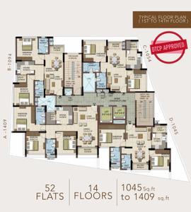 Project Image of 1045.0 - 1409.0 Sq.ft 2 BHK Apartment for buy in Kriticons Aristo
