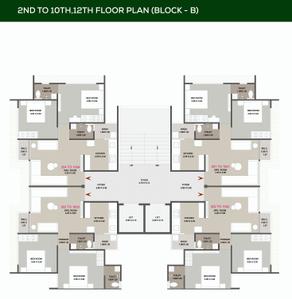 Project Image of 532.38 - 808.15 Sq.ft 2 BHK Apartment for buy in Royal Bagh E Farid Luxuria