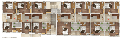 Project Image of 2122.0 - 2143.0 Sq.ft 3 BHK Duplex for buy in Debaki Devki Residency
