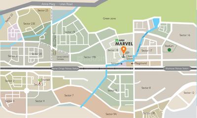 Project Image of 0.0 - 346.0 Sq.ft 1 BHK Apartment for buy in Apex Marvel