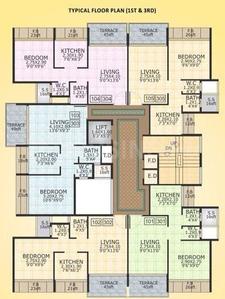 Project Image of 625.0 - 680.0 Sq.ft 1 BHK Apartment for buy in Bright Builder Gold