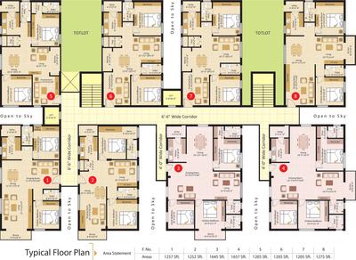 Project Image of 1205.0 - 1657.0 Sq.ft 2 BHK Apartment for buy in Super Sunshine