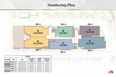 Project Image of 1578.0 - 2732.0 Sq.ft 3 BHK Apartment for buy in Prestige Camden Gardens