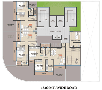 Project Image of 1090 Sq.ft 2 BHK Apartment / Flat for sale in Pushpak Nagar for Rs. 7020000