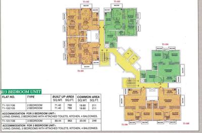 Project Image of 511.0 - 1680.0 Sq.ft 1 BHK Apartment for buy in Ansal Sushant Estate