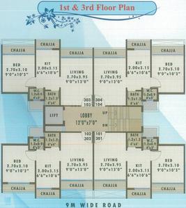 Project Image of 0.0 - 260.0 Sq.ft 1 BHK Apartment for buy in Vishal Bhakti Niwas