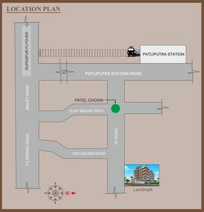 Project Image of 839.0 - 1134.0 Sq.ft 3 BHK Apartment for buy in Landmark Saket Apartment