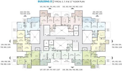Project Image of 512.0 - 516.0 Sq.ft 2 BHK Apartment for buy in GT Mangal Vishwa Phase 1