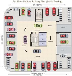 Project Image of 466.0 - 504.0 Sq.ft 2 BHK Apartment for buy in Maithili Pride