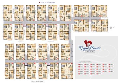 Project Image of 1140.01 - 1560.01 Sq.ft 2 BHK Apartment for buy in Royal Hearts County