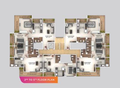 Project Image of 428.4 - 568.98 Sq.ft 1 BHK Apartment for buy in Vishwajeet Heritage