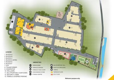 Project Image of 634.0 - 1395.0 Sq.ft 1 BHK Apartment for buy in Advaita Blossom Phase II