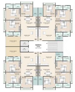 Project Image of 942.17 - 1077.68 Sq.ft 3 BHK Apartment for buy in Iqra Dar E Salam Residency