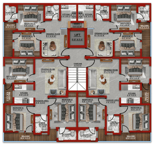 Project Image of 900.0 - 1800.0 Sq.ft 3 BHK Builder Floor for buy in S Gambhir The Grand