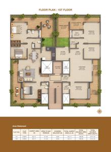 Project Image of 1112.0 - 1530.0 Sq.ft 3 BHK Apartment for buy in Right Western Casa