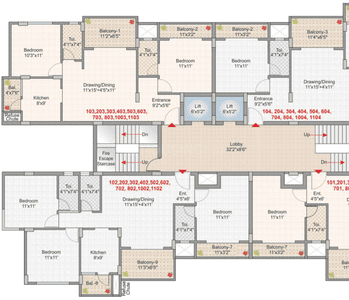 Project Image of 463.0 - 870.0 Sq.ft 2 BHK Apartment for buy in Atharva Nagari V