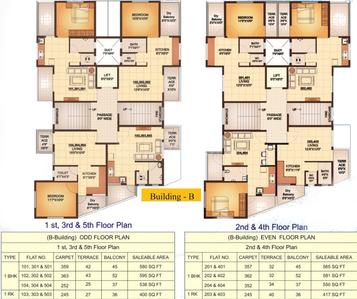 Project Image of 245.0 - 650.0 Sq.ft 1 BHK Apartment for buy in Om Rutuja Heights