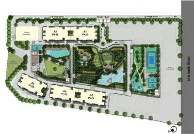 Project Image of 740.0 - 1037.0 Sq.ft 2 BHK Apartment for buy in Intofinity Kohinoor Kaleido Phase 2