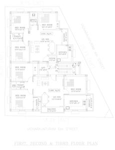 Project Image of 1104.0 - 1266.0 Sq.ft 3 BHK Apartment for buy in Vishnu Thirumalai Flats
