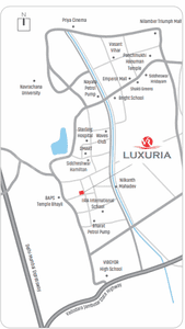 Project Image of 0.0 - 1122.0 Sq.ft 3 BHK Apartment for buy in VR Luxuria