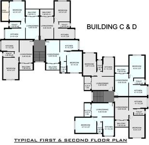 Project Image of 409.67 - 623.66 Sq.ft 1 BHK Apartment for buy in Prabhu Wisteria
