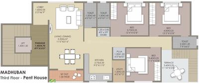 Project Image of 681.0 - 889.0 Sq.ft 2 BHK Apartment for buy in Shree Laxmi Gokuldham