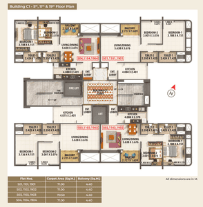 Project Image of 586.63 - 764.24 Sq.ft 2 BHK Apartment for buy in Kumar Princetown Tower C1