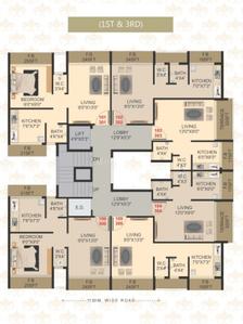 Project Image of 165.23 - 847.12 Sq.ft 1 BHK Apartment for buy in Abm Om Manik