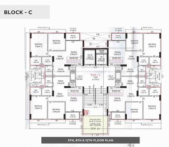 Project Image of 0.0 - 611.17 Sq.ft 2 BHK Apartment for buy in Bansidhar Jaldeep Trident