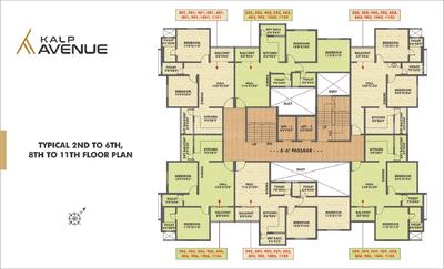 Project Image of 750.0 - 802.0 Sq.ft 2 BHK Apartment for buy in Kalp Avenue