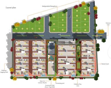 Project Image of 1100.0 - 1600.0 Sq.ft 2 BHK Apartment for buy in Siva Green Valley Apartment