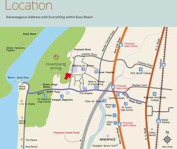 Project Image of 634.0 - 929.0 Sq.ft 2 BHK Apartment for buy in Gurukrupa Marina Enclave