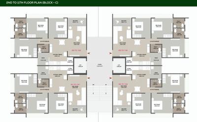 Project Image of 532.38 - 808.15 Sq.ft 2 BHK Apartment for buy in Royal Bagh E Farid Luxuria