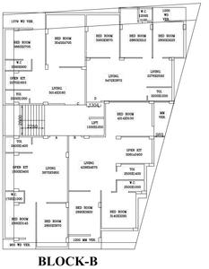 Realcon Sunshine Block B Cluster Plan from 1st to 4th Floor 2