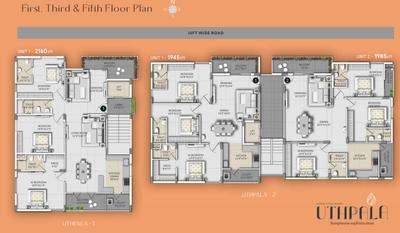 Project Image of 1536.01 - 2160.0 Sq.ft 3 BHK Apartment for buy in Canny Utpala 2