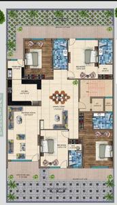 RK Gupta Ultra Luxury Floors RK Gupta Ultra Luxury Floors Cluster Plan from 1st to 4th Floor 1