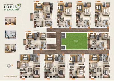 Project Image of 1205.0 - 1680.0 Sq.ft 2 BHK Apartment for buy in Forest Meadows