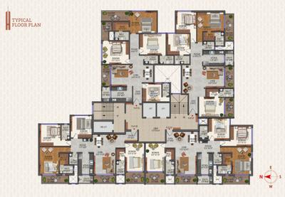 Project Image of 2835.0 - 2906.0 Sq.ft 4 BHK Apartment for buy in Central Park Tower