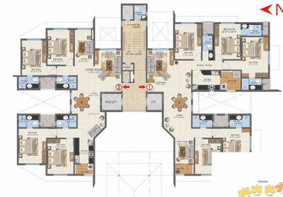 Project Image of 970.0 - 3524.0 Sq.ft 1 BHK Apartment for buy in Nagpur Integrated First City Project