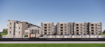 Project Image of 1450 Sq.ft 3 BHK Apartment / Flat for sale in Kesora for Rs. 9500000