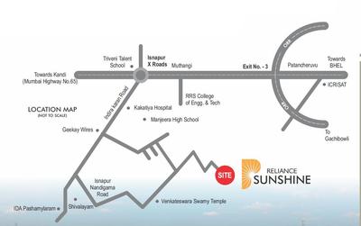 Project Image of 655.0 - 668.0 Sq.ft 2 BHK Apartment for buy in Srinivasa Reliance Sunshine