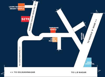SS Navya Lotus Location Plan 1