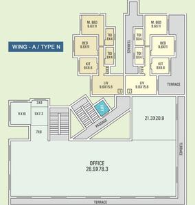 Project Image of 605.0 - 1210.0 Sq.ft 1 BHK Apartment for buy in Agarwal Glory