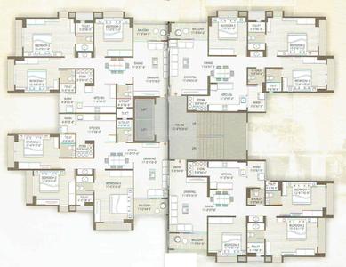 Project Image of 1296.0 - 1890.0 Sq.ft 2 BHK Apartment for buy in Dalal Yogeshwar Eminence